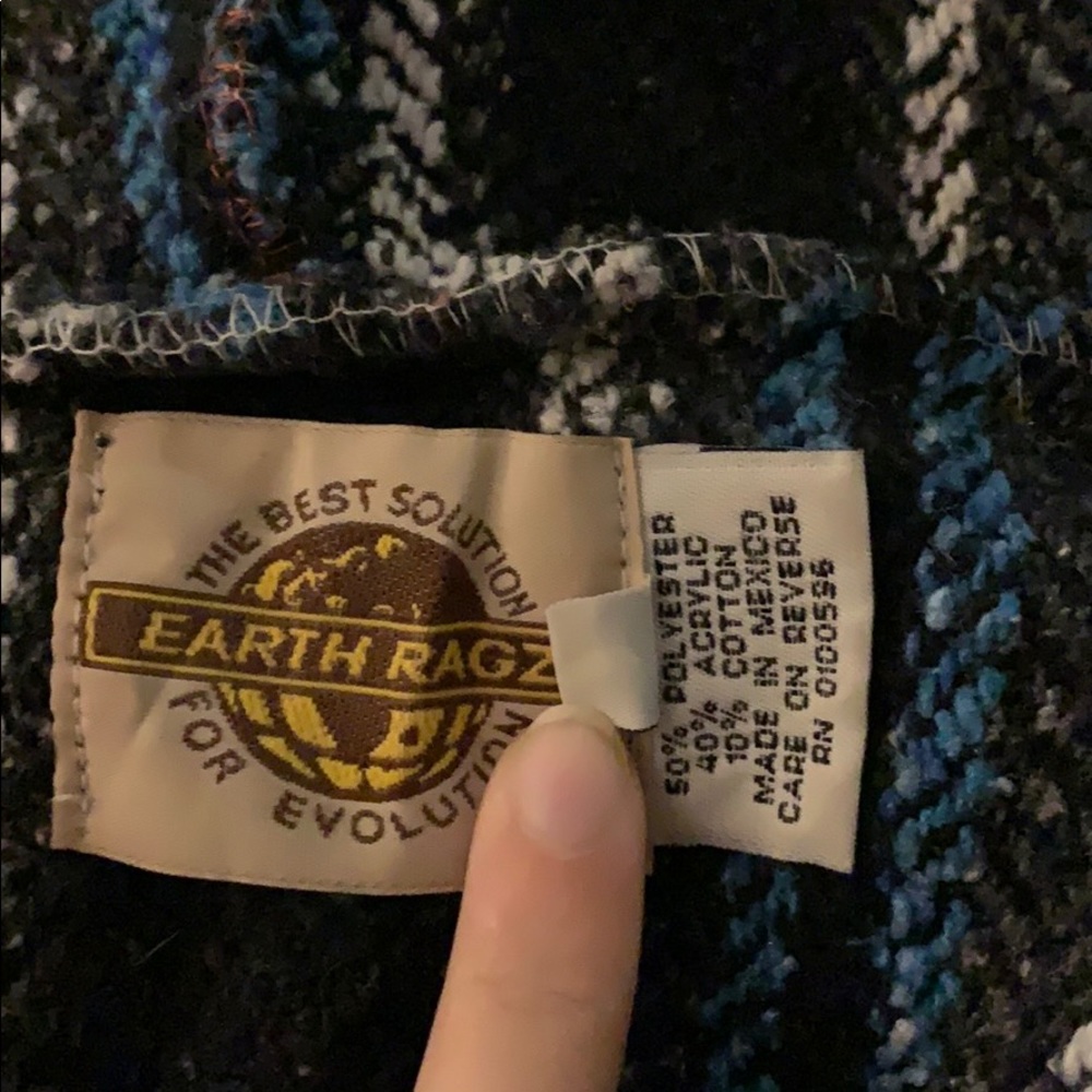 Earth Ragz Drug Rug Sweater - Picture 3 of 4